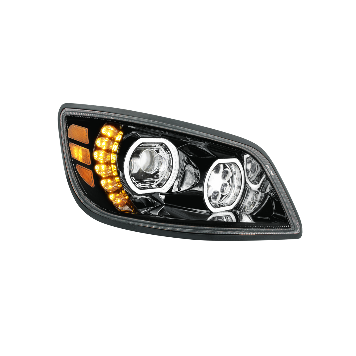 High Power 10 LED Blackout Headlight For 2005-2021 Hino 238/258/268/338-Passenger