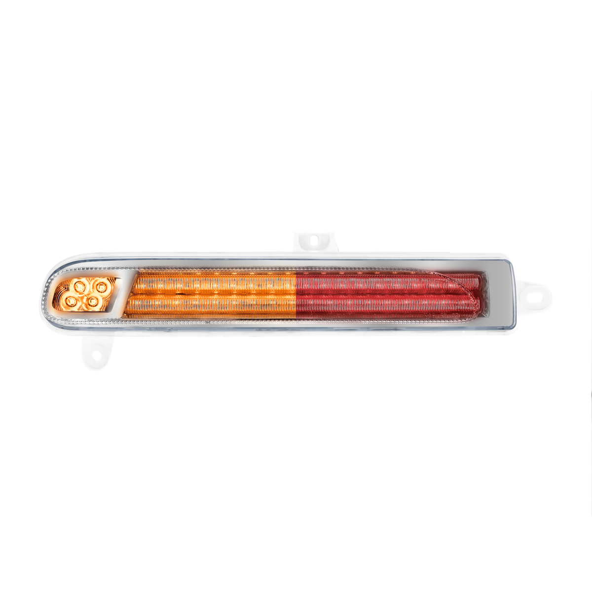 Double Fury 78 LED Turn Signal Light For 2008-2024 Peterbilt 389-Amber & Red,Driver