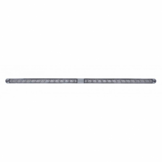 Dual 14 LED 12" Light Bars With Bezel - White LED/Clear Lens