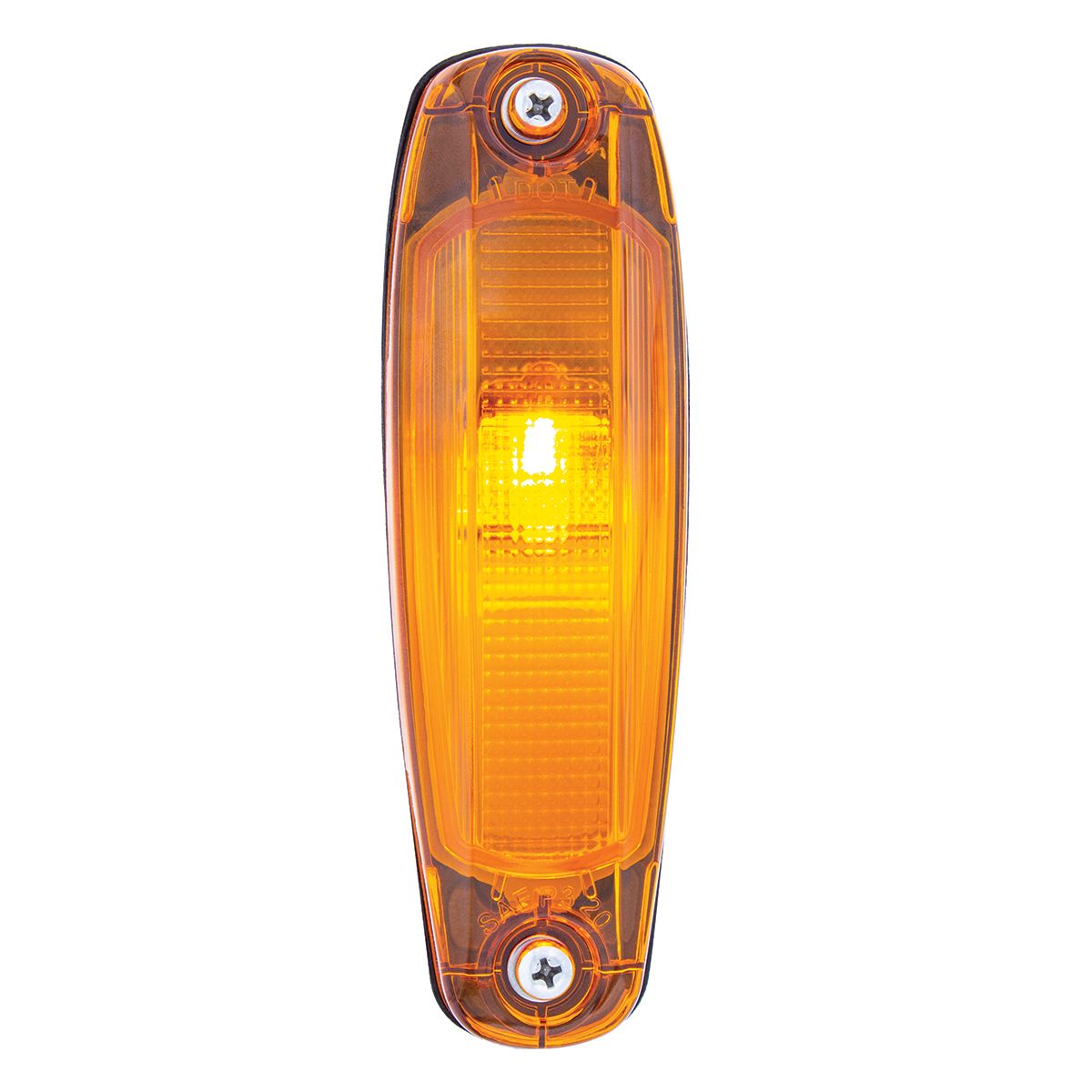 2 LED Cab Light For 2018-2025 Freightliner Cascadia - Amber LED/Amber Lens