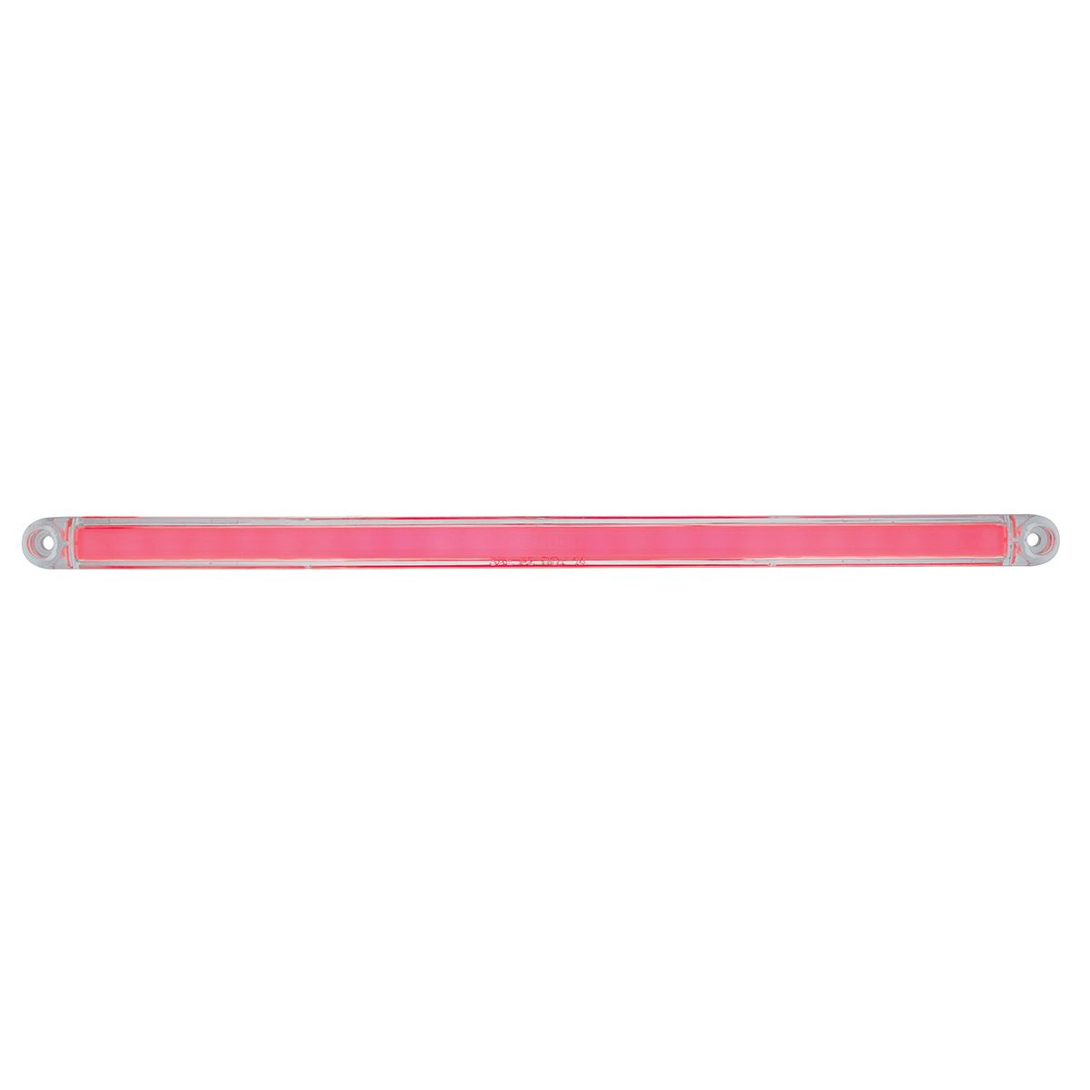 24 LED Dual Function 12" GloLight Bar (Stop, Turn & Tail) - Red LED/Clear Lens (Card)