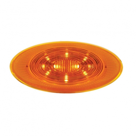 10 LED Fender Parking & Turn Signal Light For Peterbilt 386 (2006-2014) & 387 (2006-2010)-Amber LED/