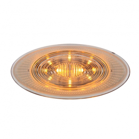 10 LED Fender Parking & Turn Signal Light For Peterbilt 386 (2006-2014) & 387 (2006-2010)-Amber LED/