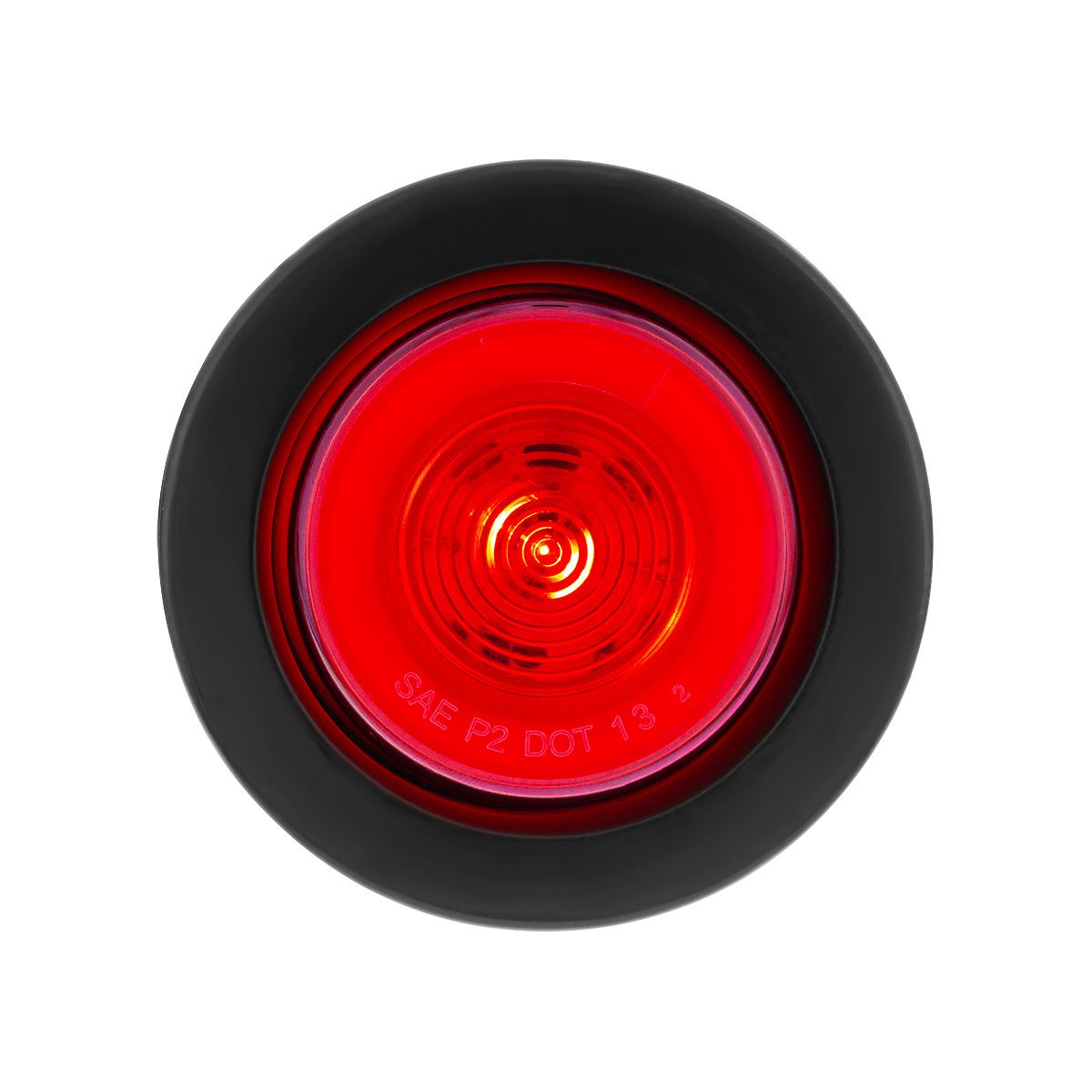 9 LED 2-1/2" Round GloLight Kit (Clearance/Marker) - Red LED/Red Lens