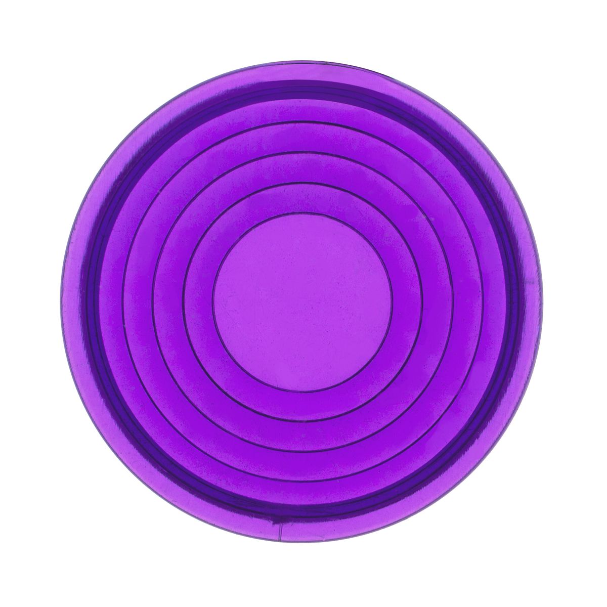 Round Map Light Lens For 2006+ Peterbilt - Purple