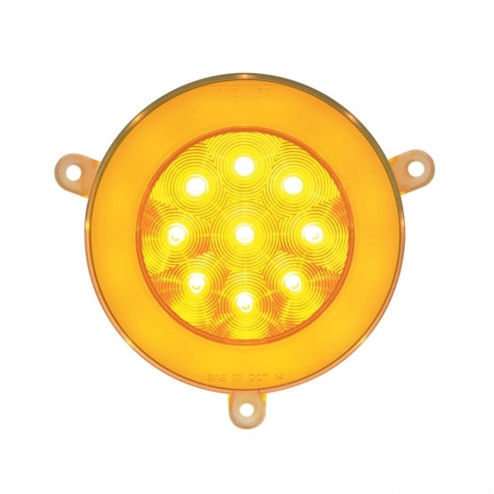 21 LED GloLight Daytime Running Light For 2005-2010 Freightliner Century -Amber LED/Clear Lens