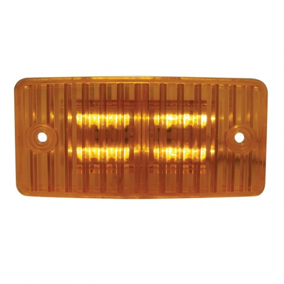 12 LED Cab Light For Freightliner Century (1996-2011) And Columbia (2001-2017) - Amber LED/Amber Len