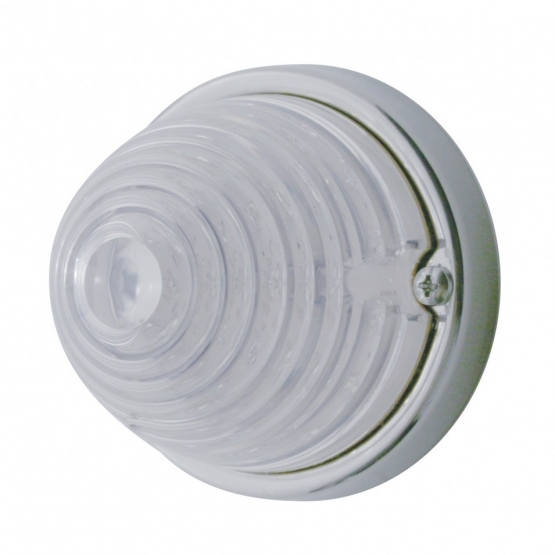 17 LED Beehive Flush Mount Kit - Amber LED/Clear Lens