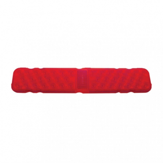 40 LED Rectangular Light (Stop, Turn & Tail) - Red LED/Red Lens