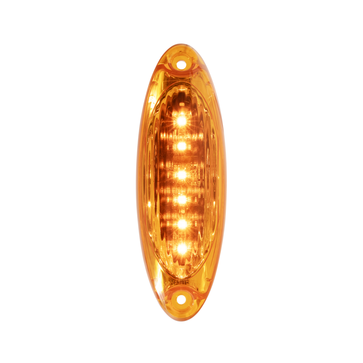 6 LED Cab Light For 2008-2017 Freightliner Cascadia-Amber Lens