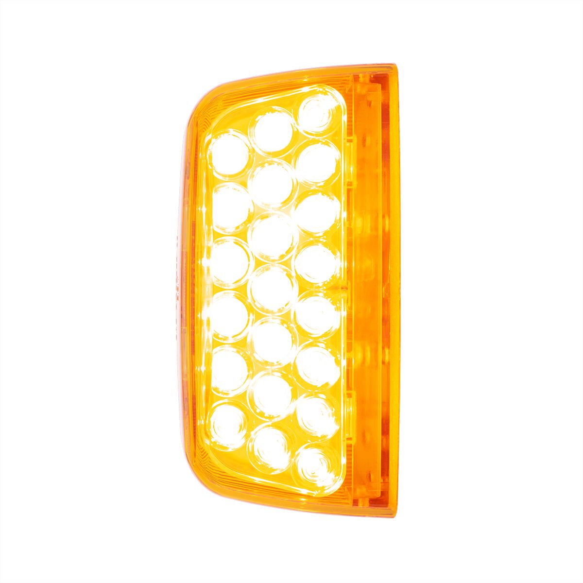 31 LED Turn Signal Light For 1987-2007 Peterbilt 379/378/357  - Amber LED/Amber Lens