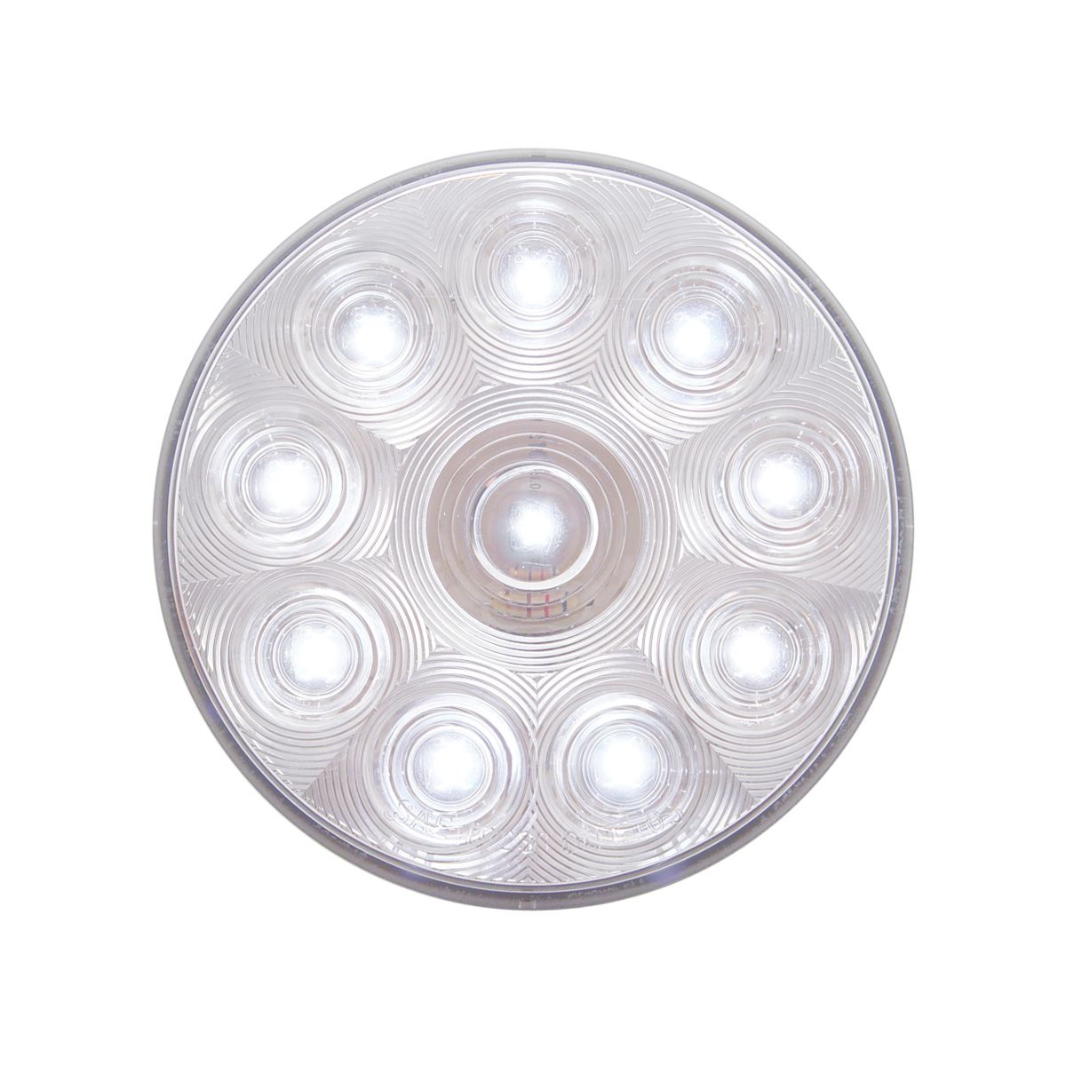 10 LED 4 "Auxiliary/Utility Light - White LED/Clear Lens