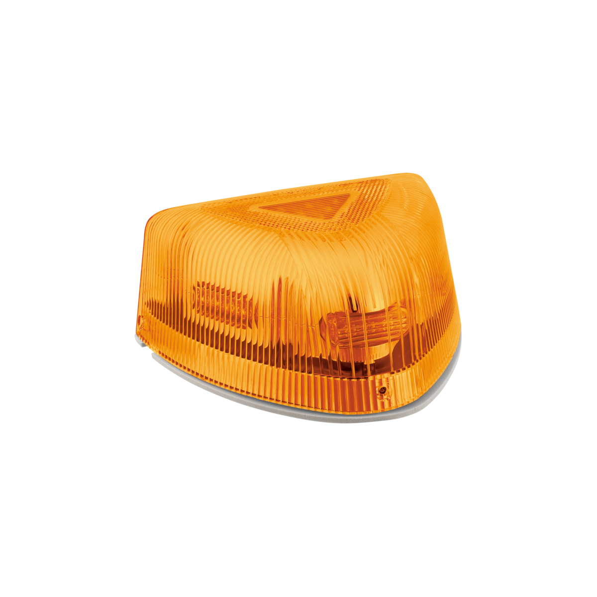 37 LED Turn Signal Light With Chrome Base For 1987-2007 Peterbilt 379/378/357- Amber LED/Amber Lens