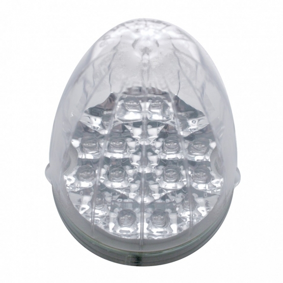 19 LED Reflector Grakon 1000 Style Cab Light - Amber LED/Clear Lens