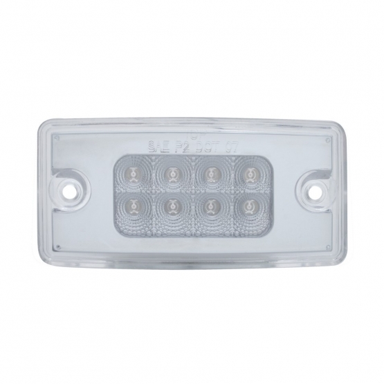 8 LED Reflector Cab Light For Freightliner Century (1996-2011) And Columbia (2001-2017) - Amber LED/