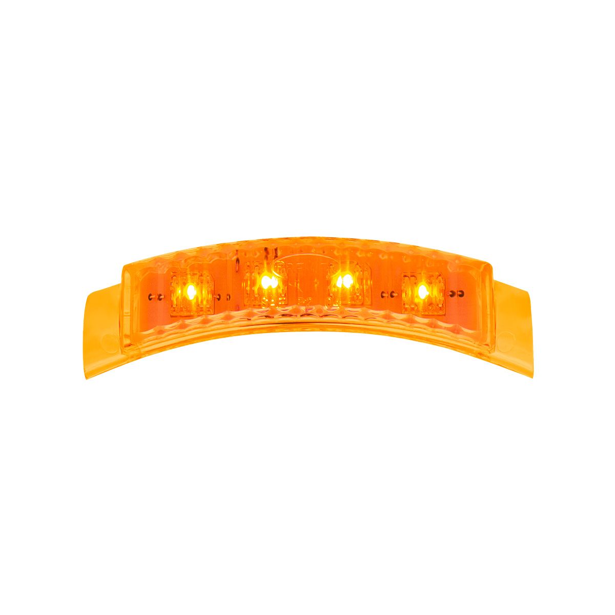 4 LED Dual Function Headlight Turn Signal Light - Amber LED/Amber Lens (Bulk)