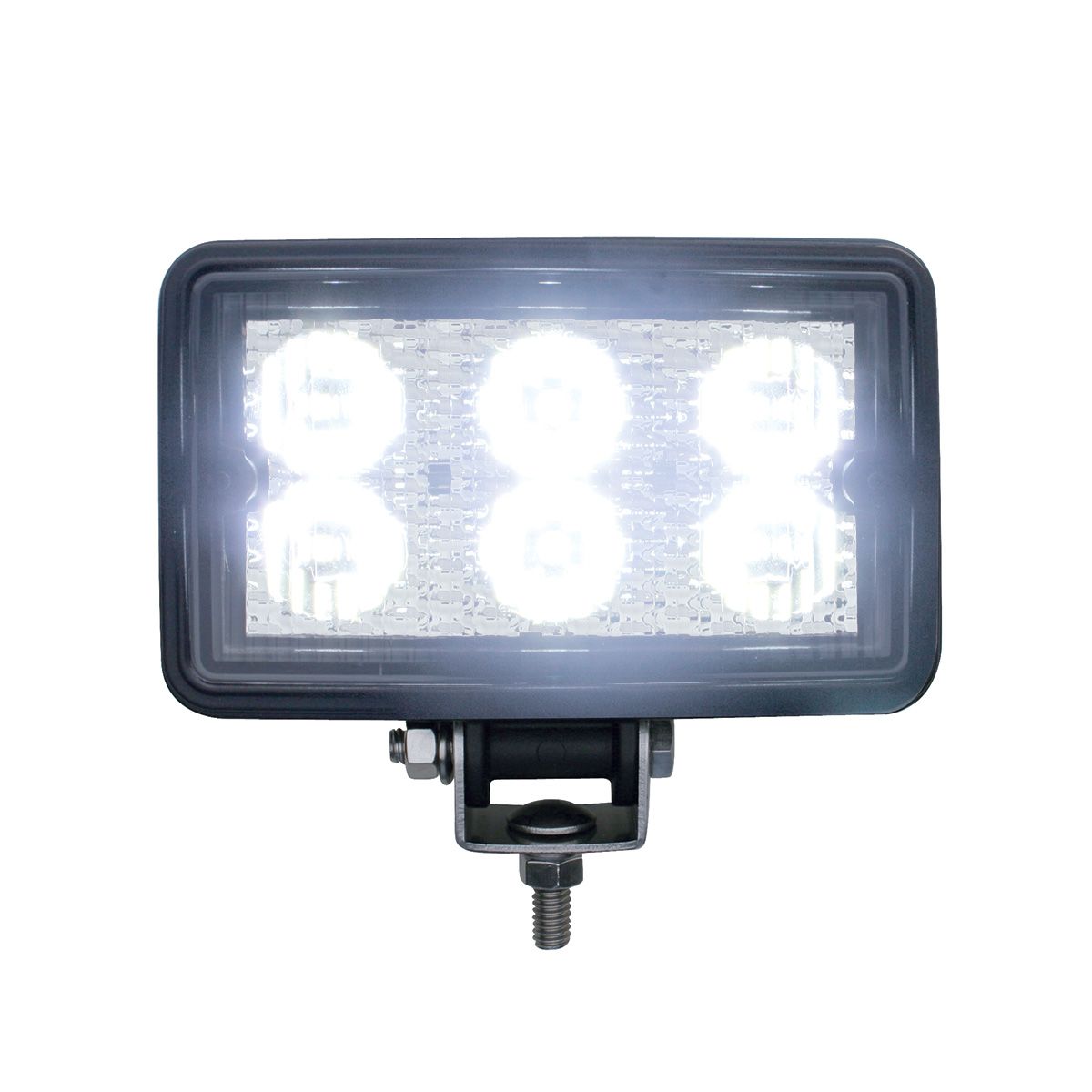 6 High Power 3 Watt LED Rectangular Work Light (Retail)