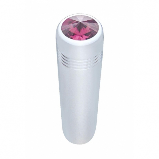 2-1/4" Long Aluminum Toggle Switch Extension With Crystal For Kenworth - Purple Crystal