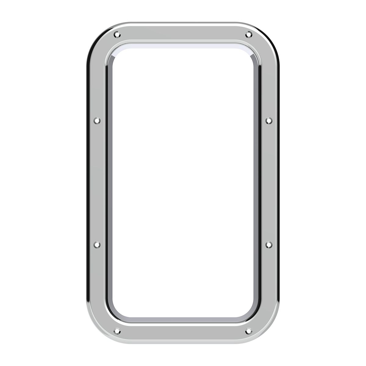Chrome Interior View Window Trim For Kenworth W900L (1990-2005) And T800 (1986-2005)