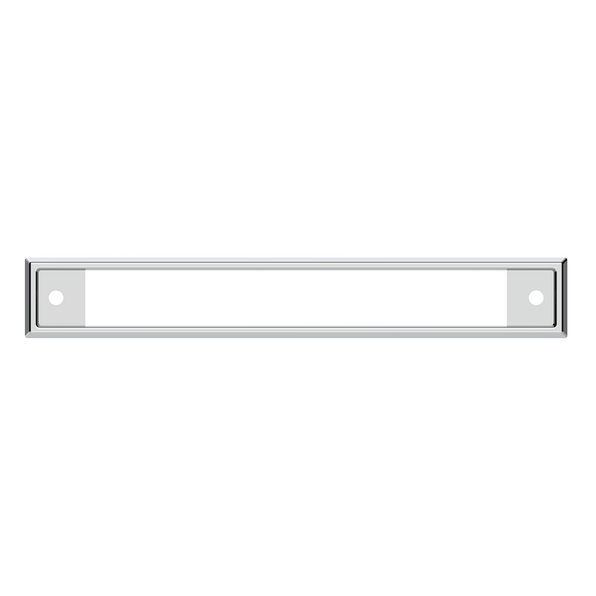 Chrome Plastic Headliner Warning Lights Bezel For Kenworth W900 (1990-2005) And T800/T600 (1993-2005