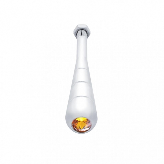 4-3/4" Steering Column Tilt Handle With Amber Crystal