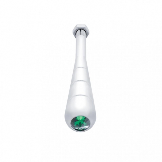 4-3/4" Steering Column Tilt Handle With Green Crystal