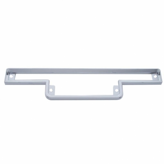 Chrome Plastic Warning Light Panel Bezel With Visor For 1990-2000 Peterbilt 379/378/377