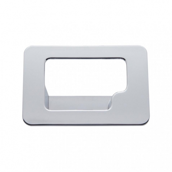 Chrome Plastic Glove Box Latch Trim For Peterbilt 389 (2008+), 387 (2001-2010), & Kenworth T600 (200