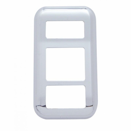 Chrome Plastic Switch Trim For 2001-2010 International 9900i/9400i/9200i - Wiper/Washer (Bulk)