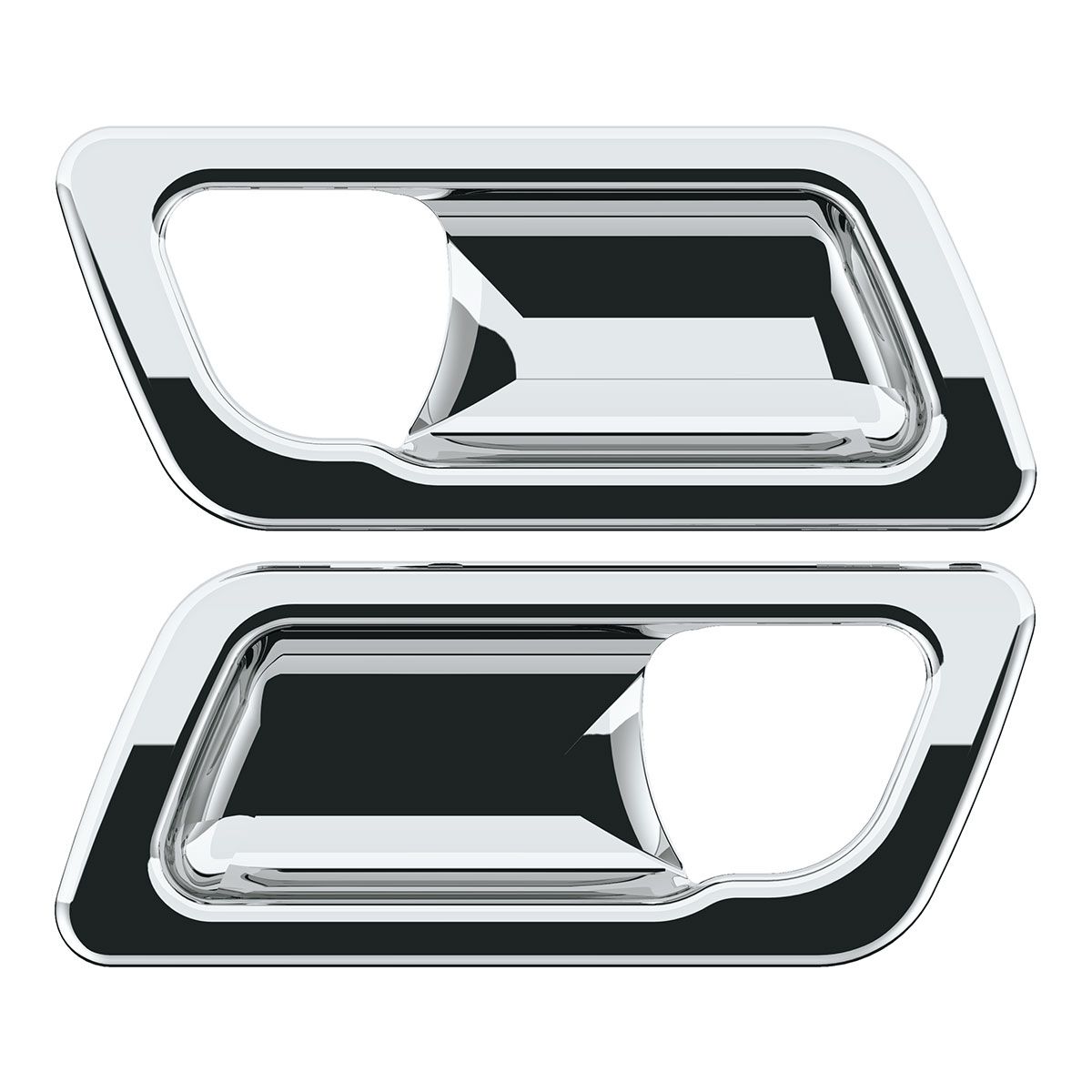 Chrome Interior Door Handle Trim For Peterbilt 389 (2008-2023), 386 (2006-2016), And 387 (2006-2011)