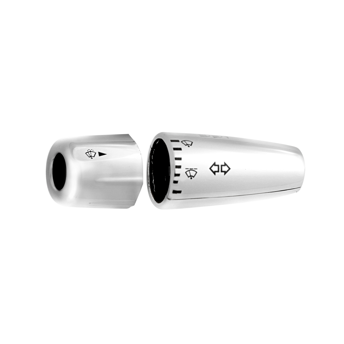 Chrome Plastic Turn Signal Lever Cover For 2006+ Peterbilt & Kenworth Trucks