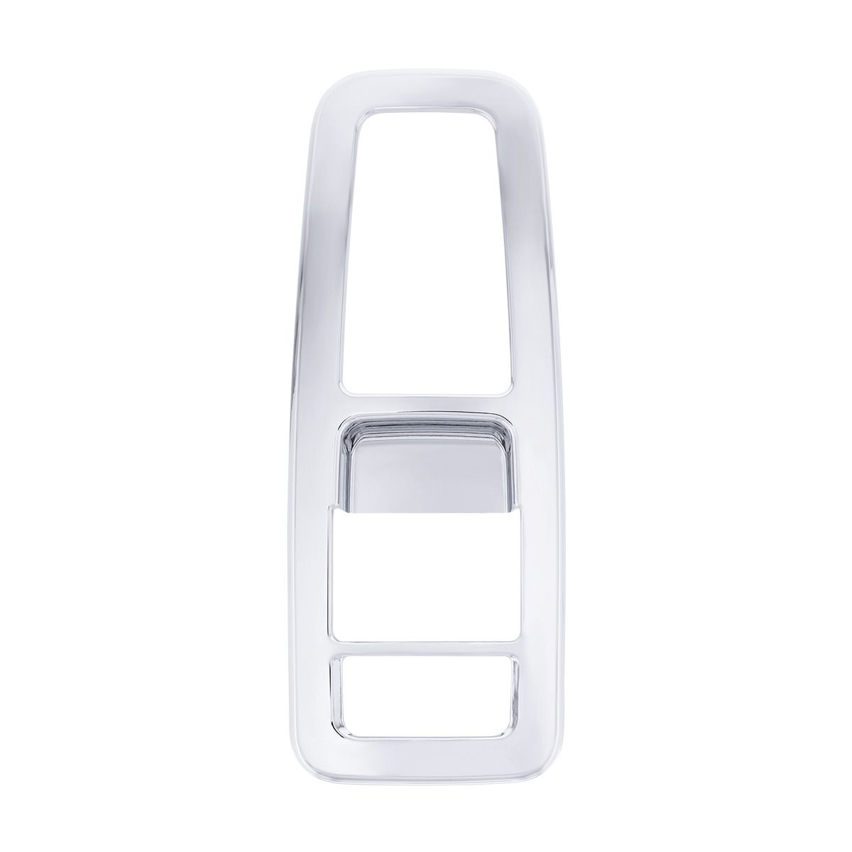 Chrome Plastic Door Switch Cover For 2013-2024 Kenworth T680-Driver (With Power Mirrors)