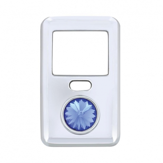 Rocker Switch Cover With Crystal For 1998-2018 Volvo VNL - Blue