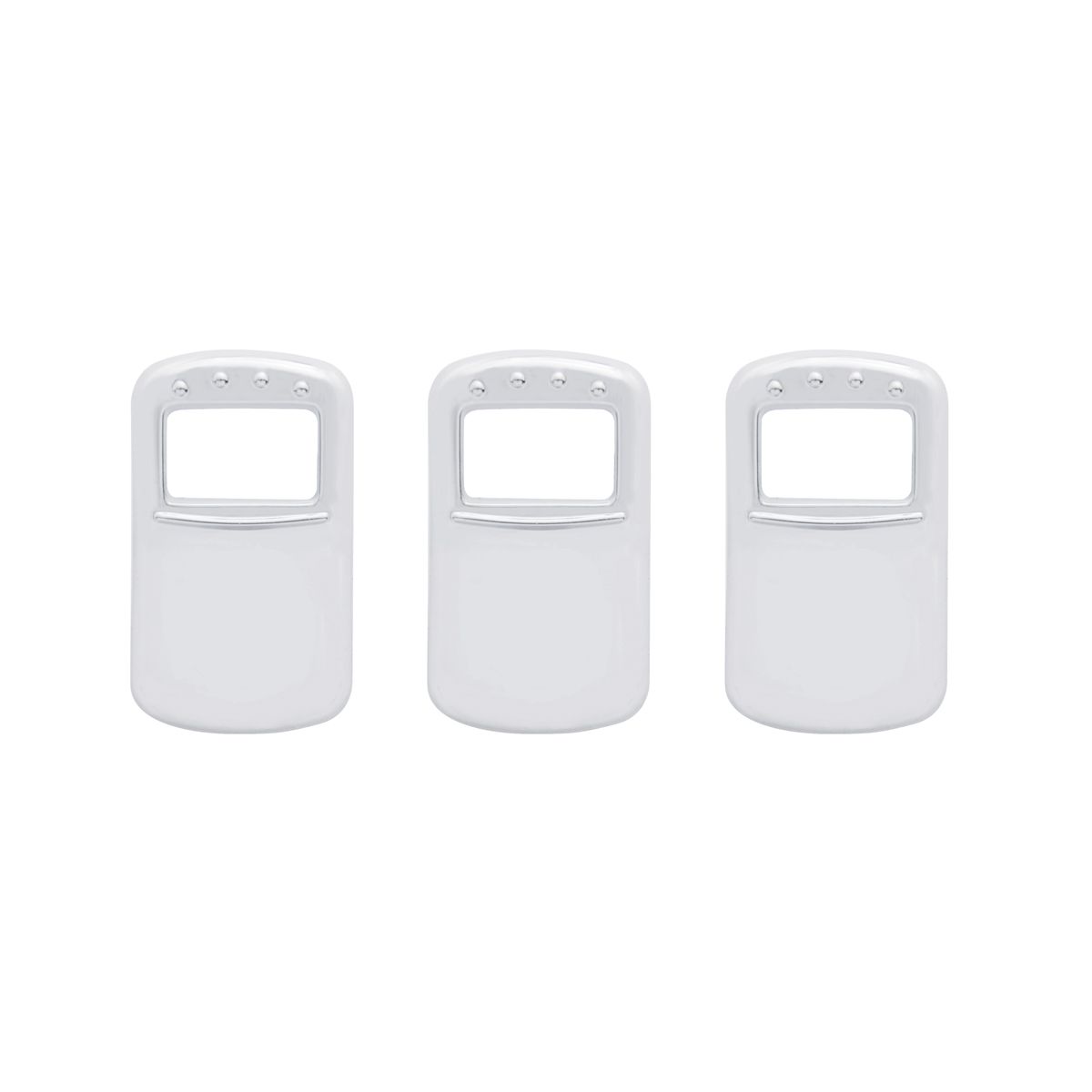 Rocker Switch Cover For Kenworth/Peterbilt - Plain  (Card of 3)