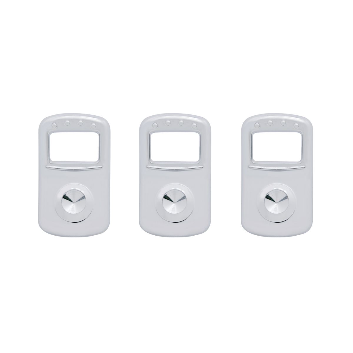 Rocker Switch Cover For Kenworth/Peterbilt - Indented (Card of 3)