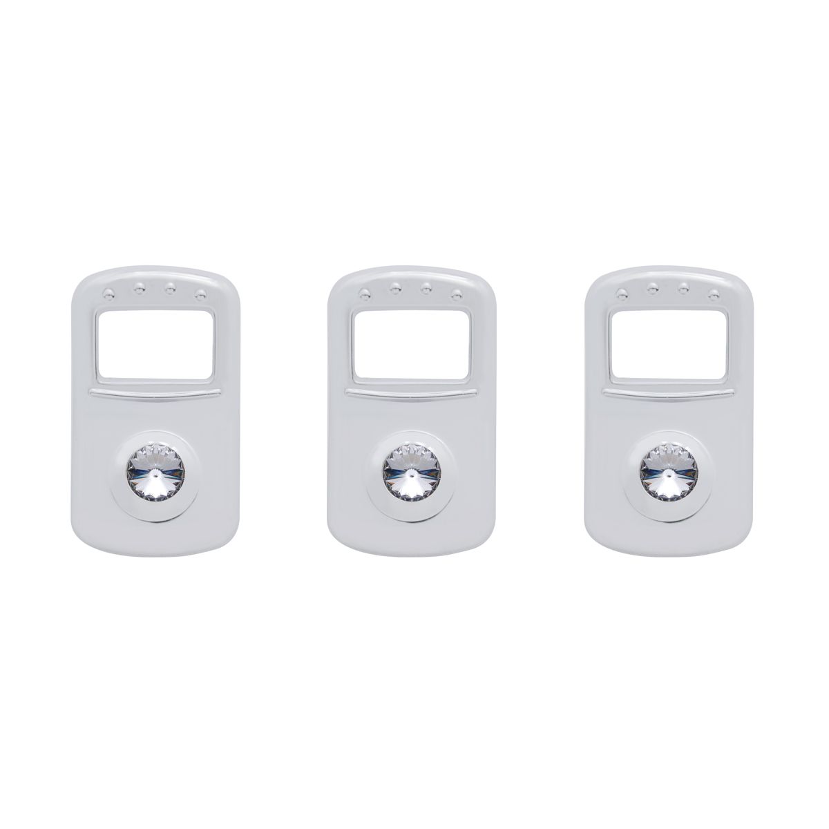 Rocker Switch Cover For Kenworth/Peterbilt - Clear Crystal (Card of 3)