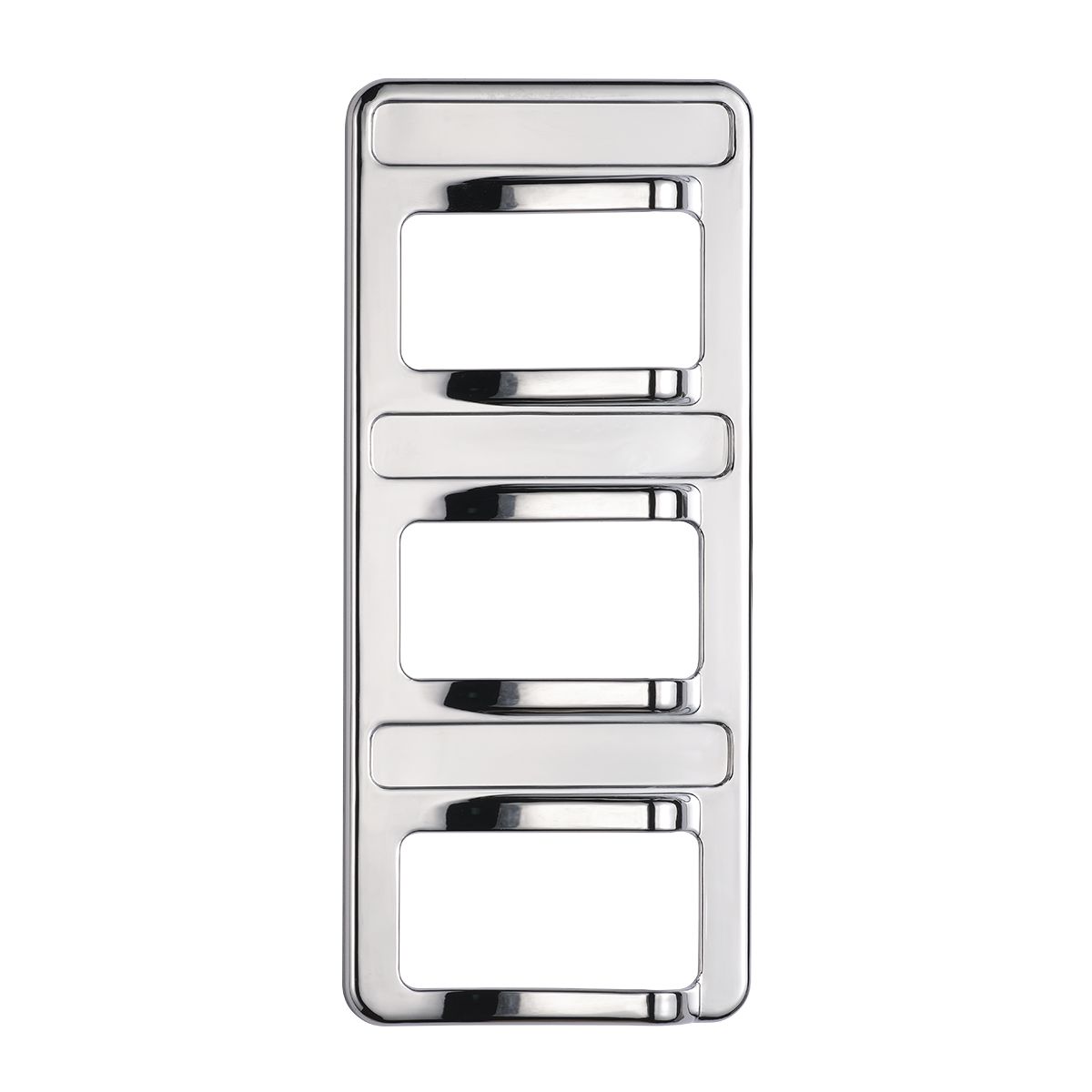 Chrome 3-Rocker Switch Cover For Peterbilt 579 (2012-2019) & 567 (2014-2019)- 3 Switches