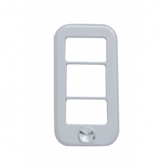 Rocker Switch Cover With 3 Openings With Indented For Freightliner (3-Pack)