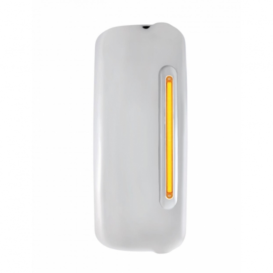 Mirror Cover With 24 Amber LED 12" GloLight For 2005+ Freightliner Century/Columbia- Passenger-Amber