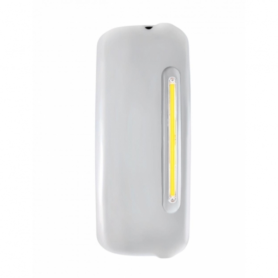 Mirror Cover With 24 Amber LED 12" GloLight For 2005+ Freightliner Century/Columbia- Passenger-Clear