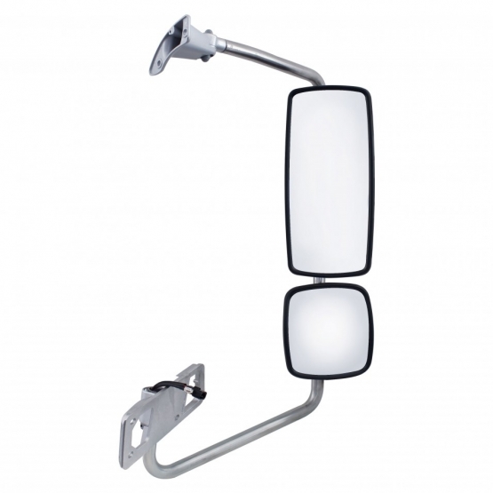 Chrome Mirror Assembly For 2001-2020 Freightliner Columbia - Passenger - Heated