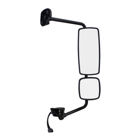 Chrome Mirror Assembly With Power Adjust & Heated For Freightliner M2 - Passenger