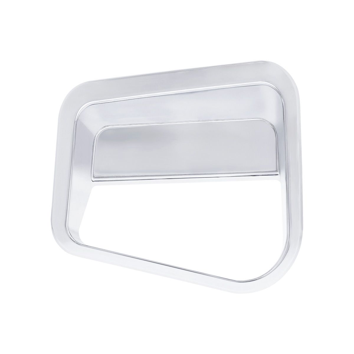 Chrome Plastic Fairing Latch Cover For 2018-2024 Volvo VNL-Passenger Front