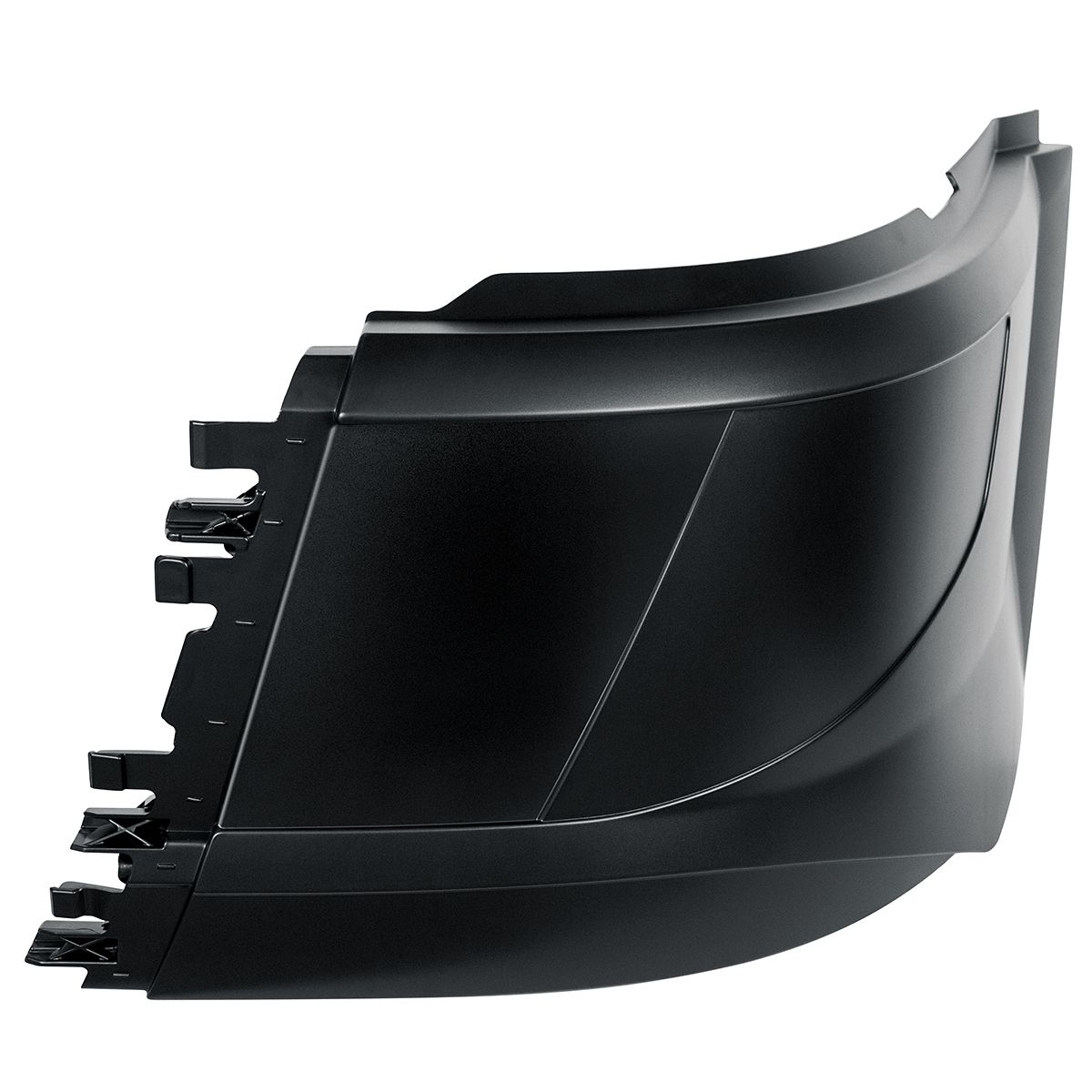 Bumper End Without Fog Light For 2015-2017 Volvo VNL Short Hood With Aero Style Bumper - Driver