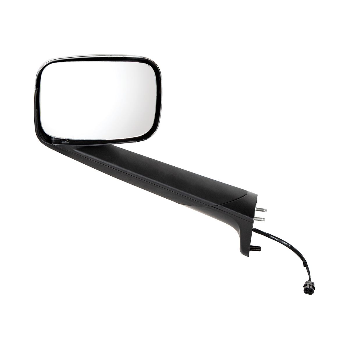 Chrome Hood Mirror With Heated Lens For 2018-2025 Freightliner Cascadia - Driver