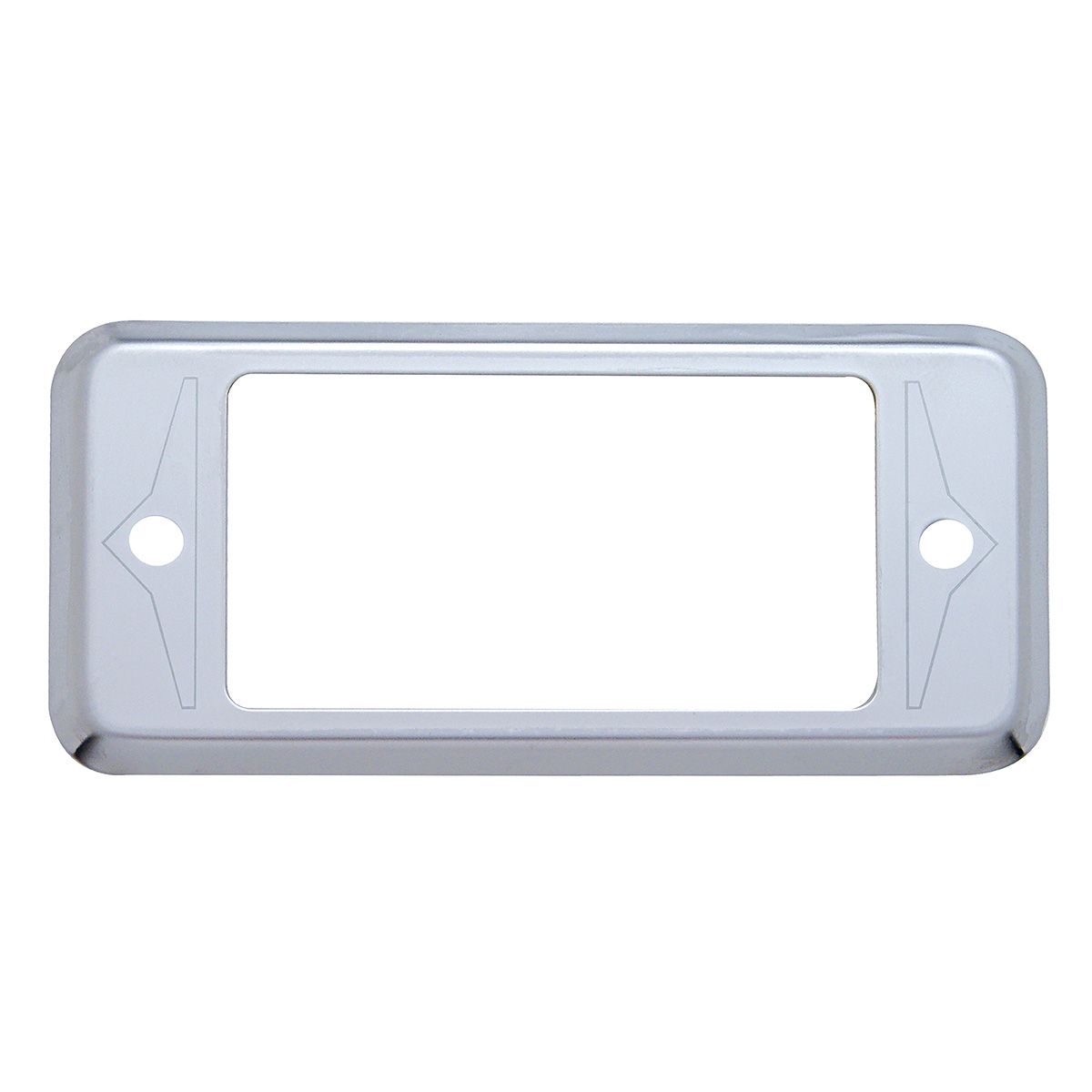 Etched Stainless "A" Panel Pocket Cover for Peterbilt