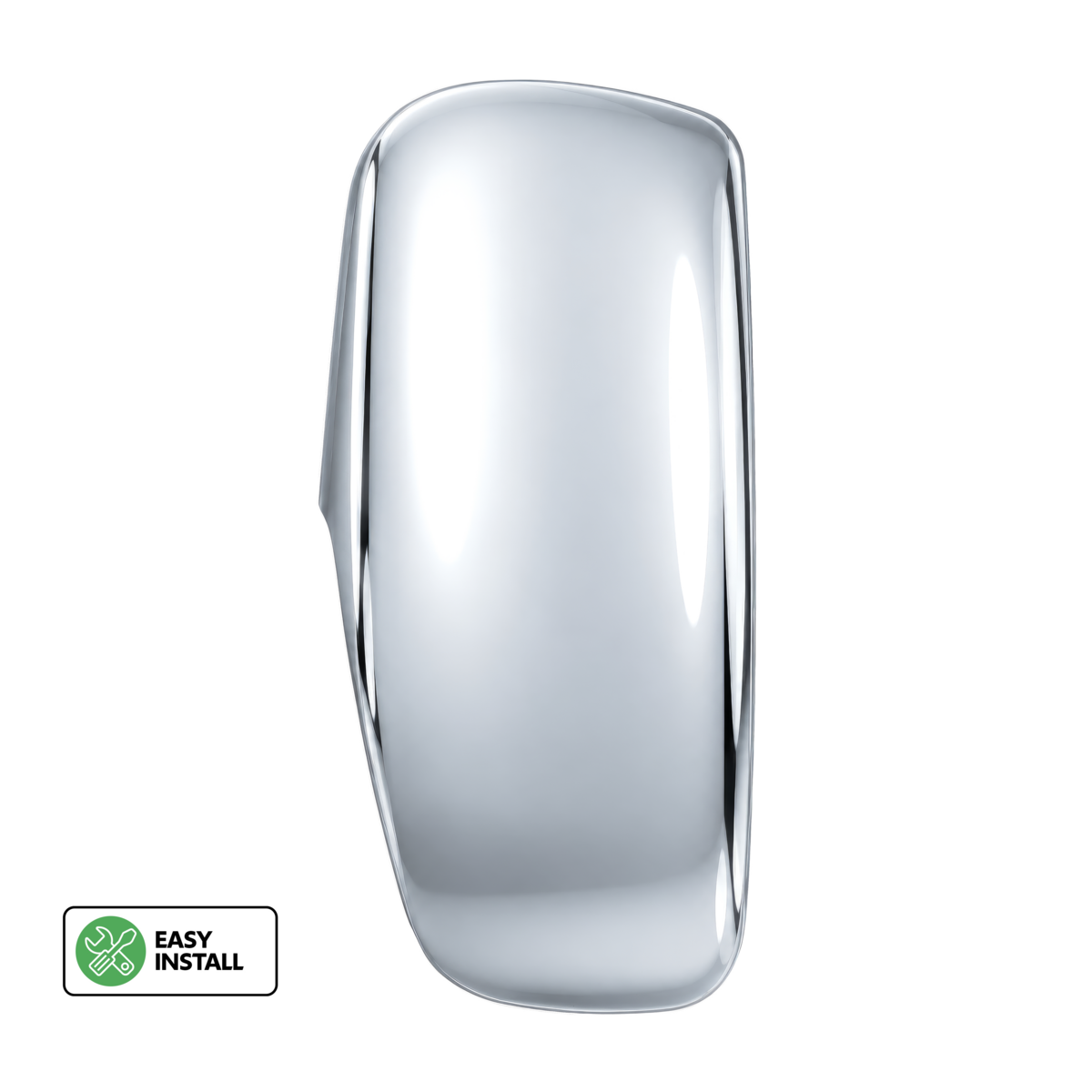 Chrome Plastic Mirror Cover For 2018-2026 Freightliner Cascadia-Passenger