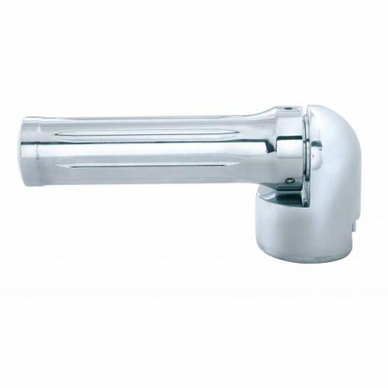 Dallas Style Gearshift Knob With 13/15/18 Speed Adapter - Chrome/Horizontal