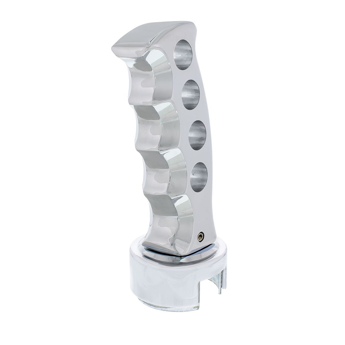 Gatling Style Gearshift Knob With 13/15/18 Speed Adapter - Chrome