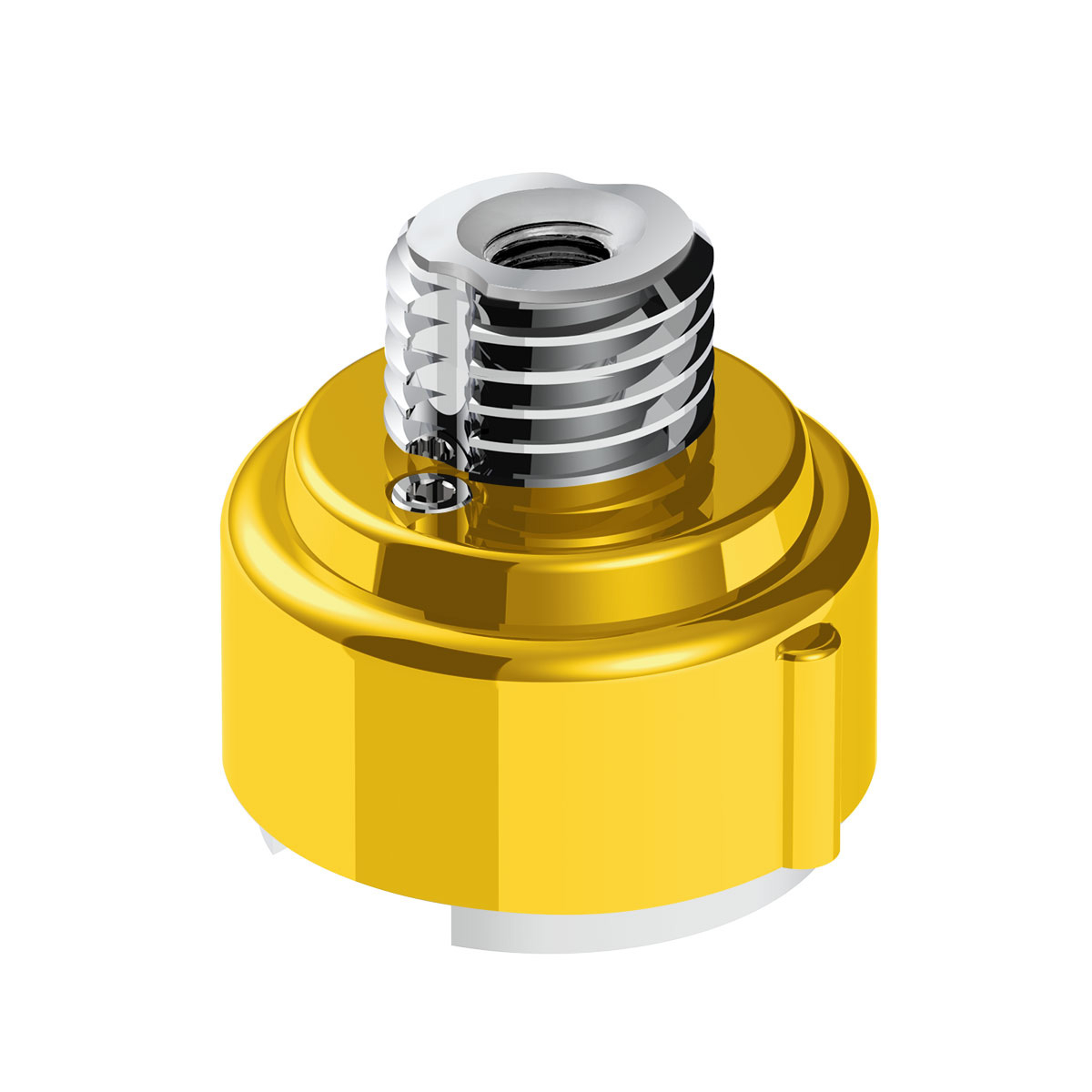 M30X3.5 Thread-On Gearshift Adapter W/LED Mount For Eaton-Fuller 9/10 Speed -Electric Yellow